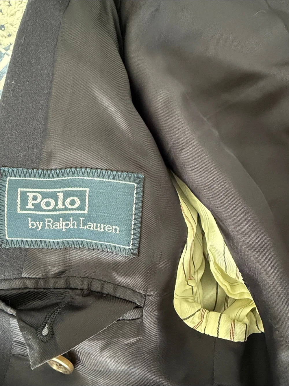 Ralph Lauren Navy Blazer with Gold Buttons